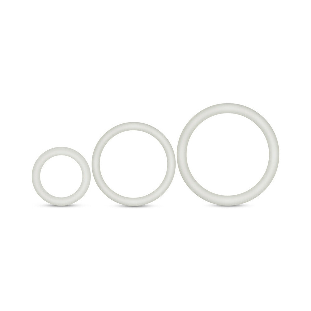 BLUSH - PERFORMANCE VS4 PURE PREMIUM SILICONE COCKRINGS 3 PACK SET
