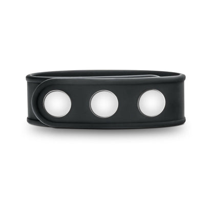 BLUSH - PERFORMANCE VS5 SILICONE 3-SNAP COCK STRAP BLACK