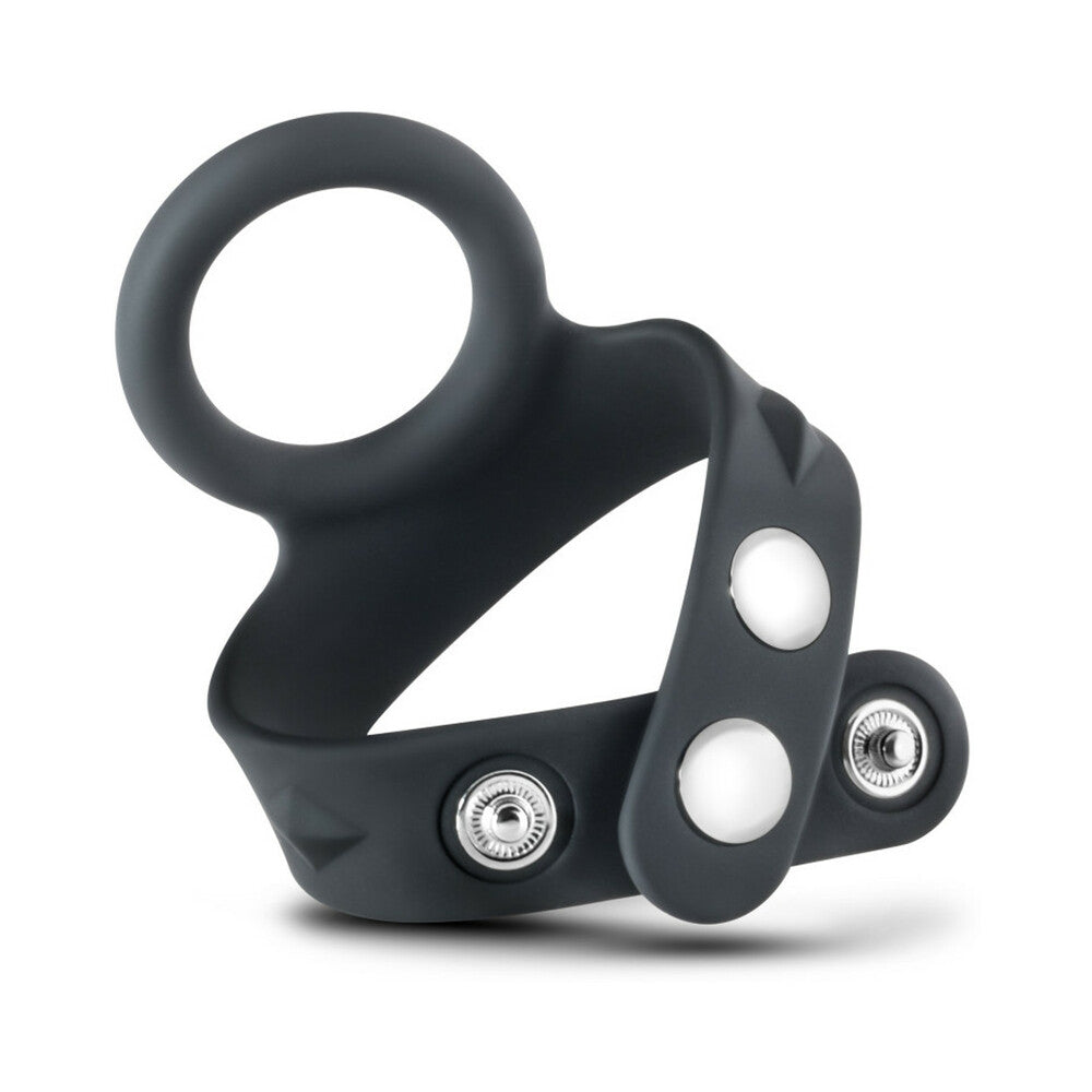 BLUSH - PERFORMANCE VS6 SILICONE COCK & BALL STRAP BLACK