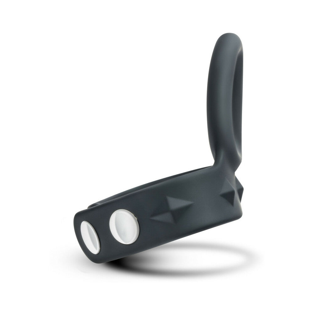 PERFORMANCE VS7 SILICONE COCK & BALL STRAP LARGE BLACK