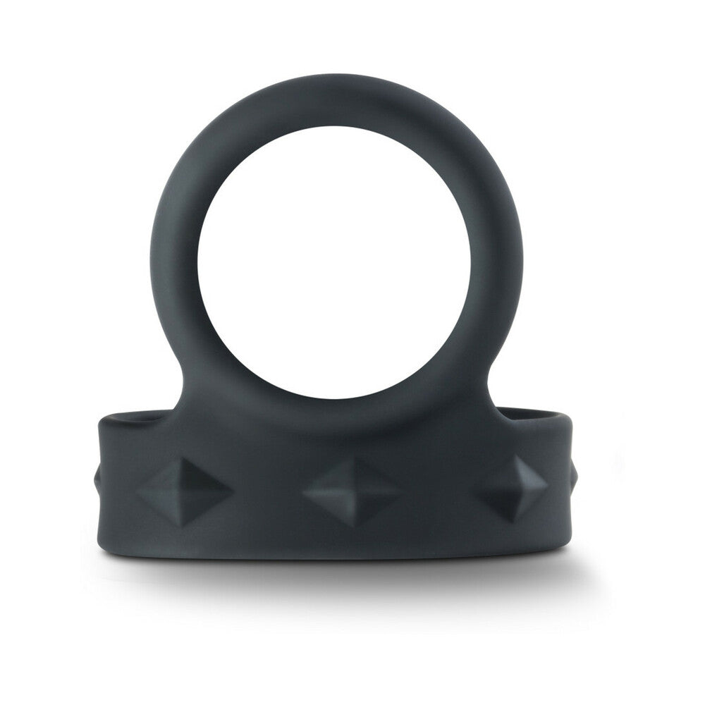 PERFORMANCE VS7 SILICONE COCK & BALL STRAP LARGE BLACK