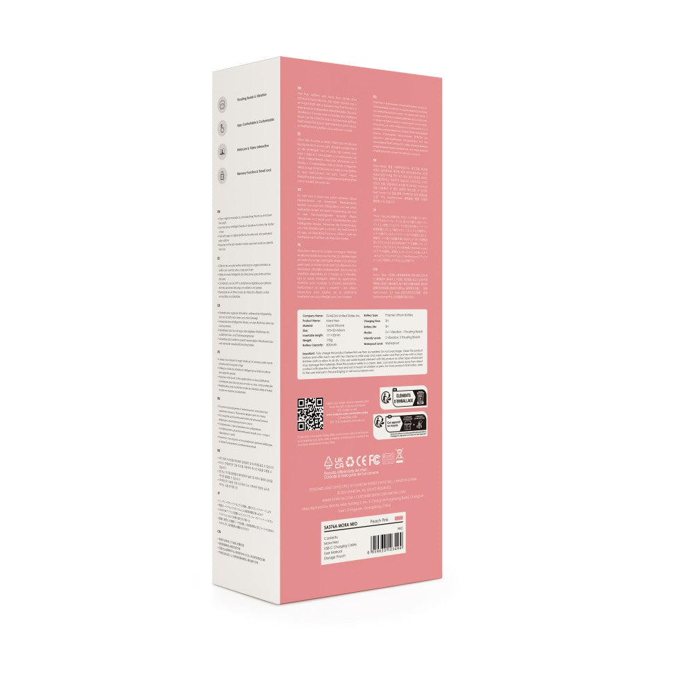 SVAKOM - MORA NEO PEACH PINK