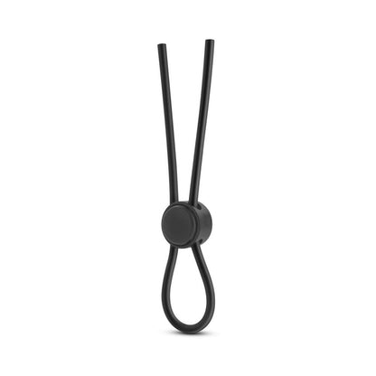 STAY HARD SILICONE LOOP LASSO/BOLO COCKRING BLACK