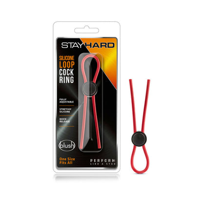 BLUSH - STAY HARD SILICONE LOOP LASSO BOLO COCKRING