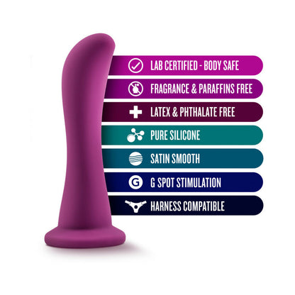 BLUSH - TEMPTASIA BELLATRIX 6.25 IN. CURVED DILDO PLUM