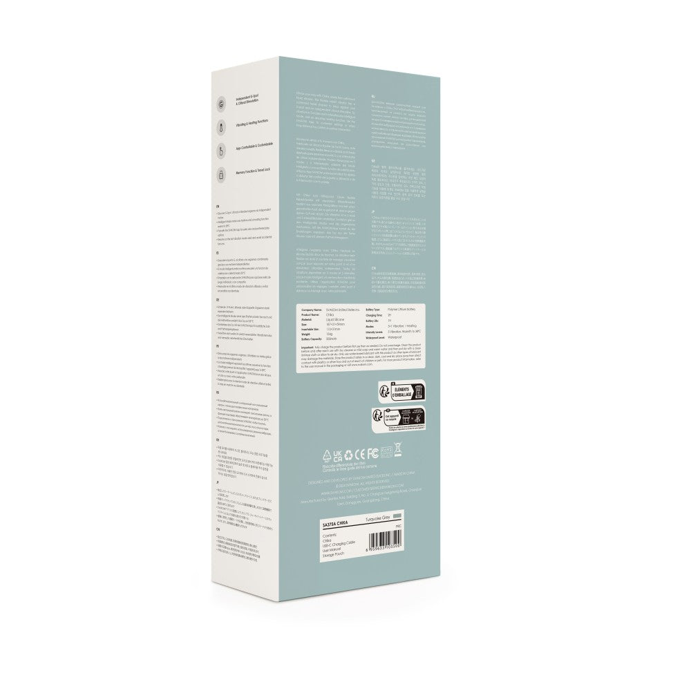 SVAKOM - CHIKA TURQUOISE GREY