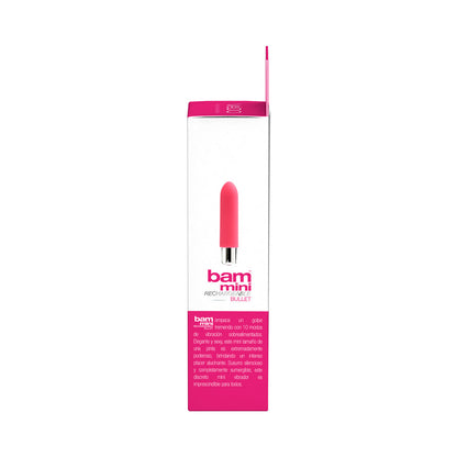 VEDO BAM MINI RECHARGEABLE BULLET VIBE - FOXY PINK