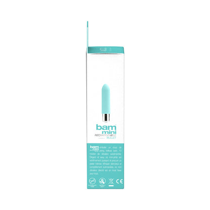 VEDO BAM MINI RECHARGEABLE BULLET VIBE - TEASE ME TURQUOISE