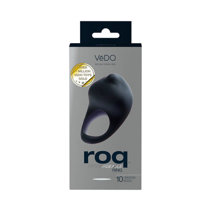 VEDO - ANILLO RECARGABLE ROQ - NEGRO