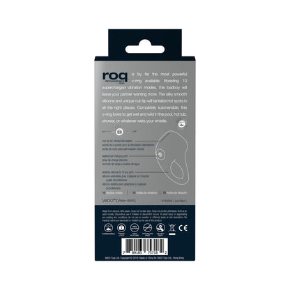 VEDO - ANILLO RECARGABLE ROQ - NEGRO