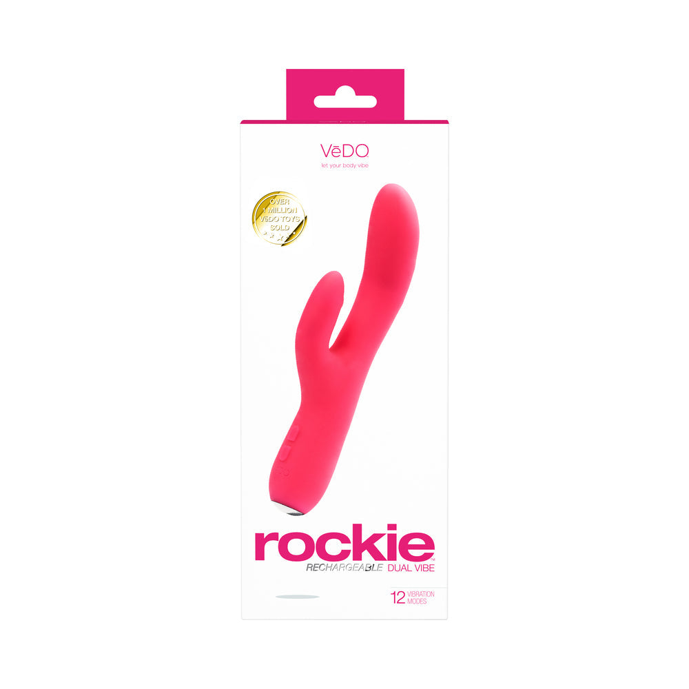 VEDO - ROCKIE RECHARGEABLE DUAL VIBE - FOXY PINK