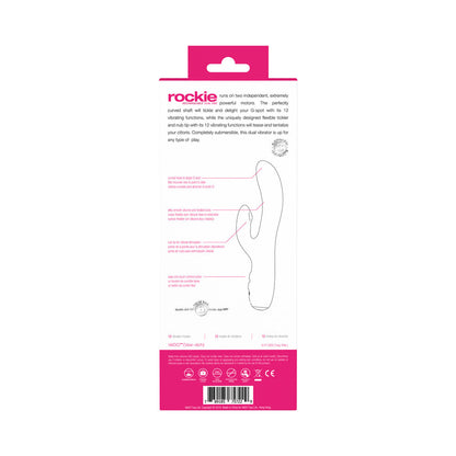 VEDO ROCKIE RECHARGEABLE DUAL VIBE - FOXY PINK