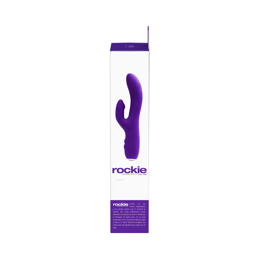 VEDO ROCKIE RECHARGEABLE DUAL VIBE - INTO YOU INDIGO