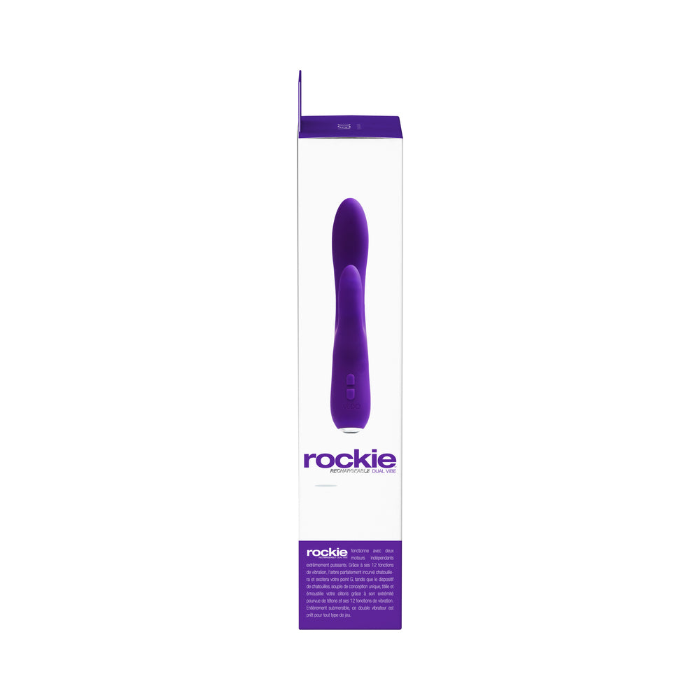 VEDO ROCKIE RECHARGEABLE DUAL VIBE - INTO YOU INDIGO