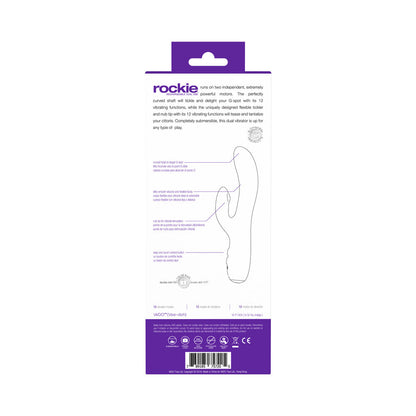 VEDO ROCKIE RECHARGEABLE DUAL VIBE - INTO YOU INDIGO
