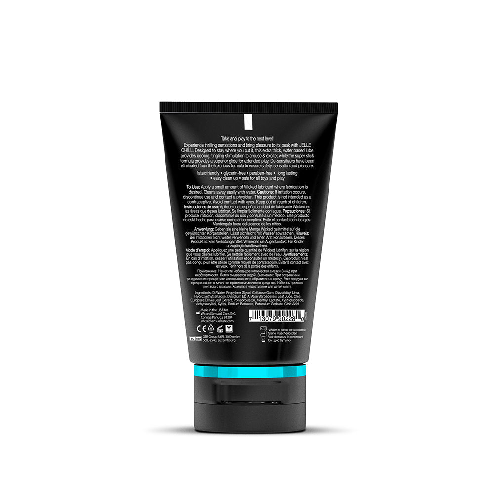 WICKED - LUBRICANTE ANAL REFRIGERANTE JELLE CHILL 4 OZ.