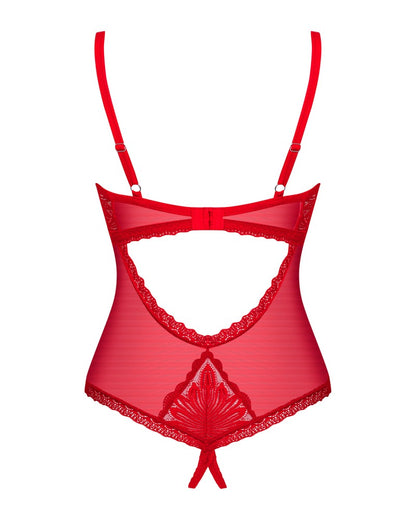 OBSESSIVE - CHILISA CROTCHLESS TEDDY   XS/S