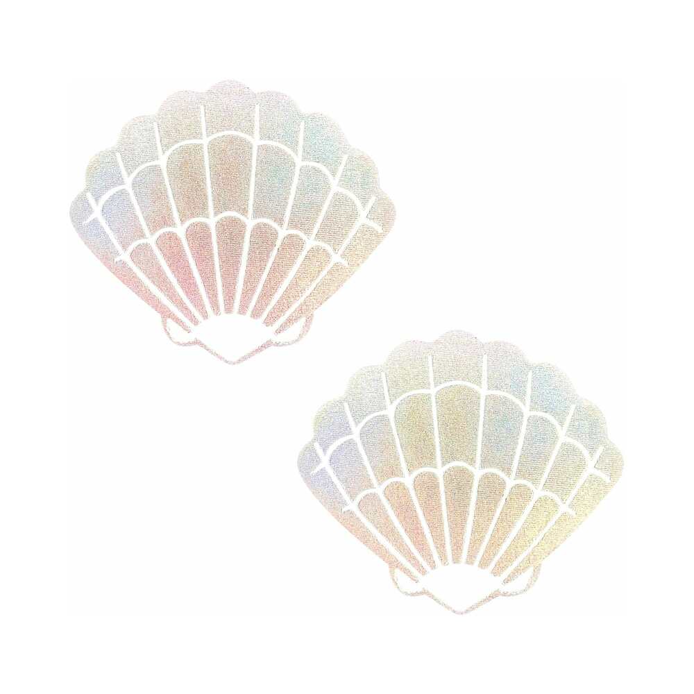 NEVA NUDE PASTY SHELL HOLOGRAPHIC