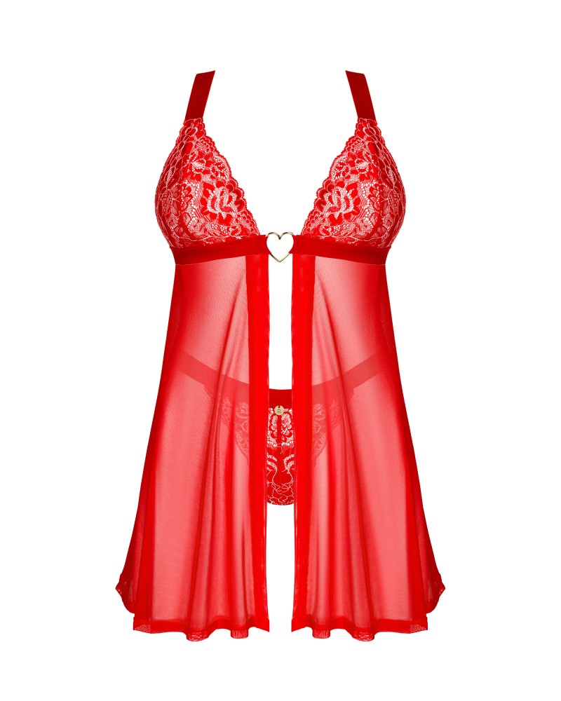 OBSESSIVE - ELIANES BABYDOLL & THONG   XS/S