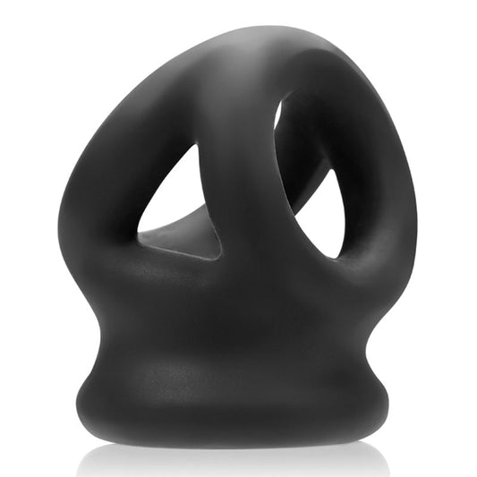 OXBALLS - TRI-SQUEEZE COCKSLING/BALLSTRETCHER, BLACK ICE