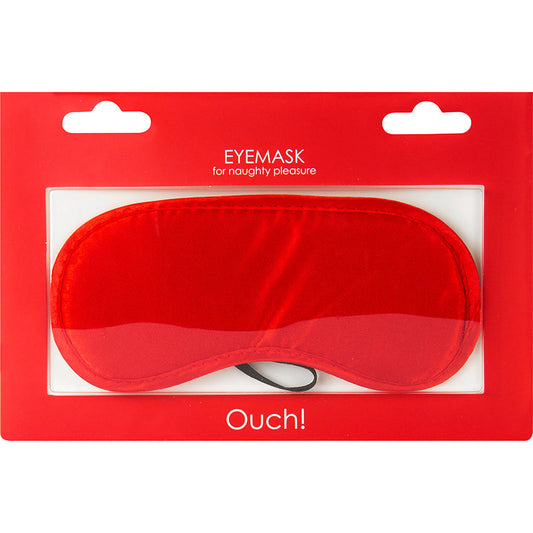 OUCH! EYE MASK BLINDFOLD RED
