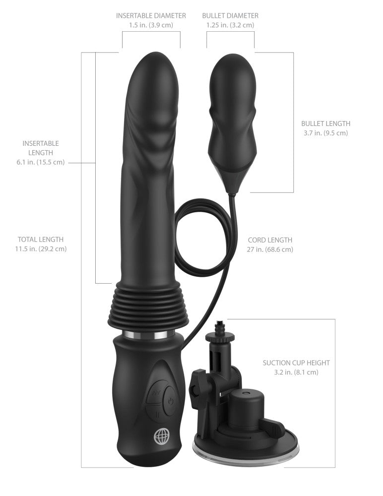 PIPEDREAM - FETISH FANTASY SERIES - ULTIMATE SILICONE THRUSTER