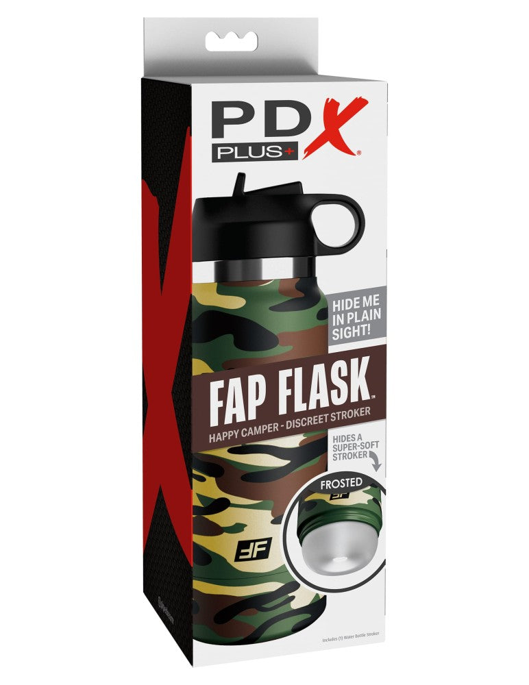 PIPEDREAM - PDX PLUS - FAP FLASK - HAPPY CAMPER DISCREET STROKER