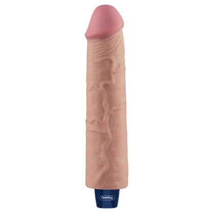 LOVETOY - 9.5" REAL SOFTEE RECHARGEABLE VIBRATING DILDO(FLESH)