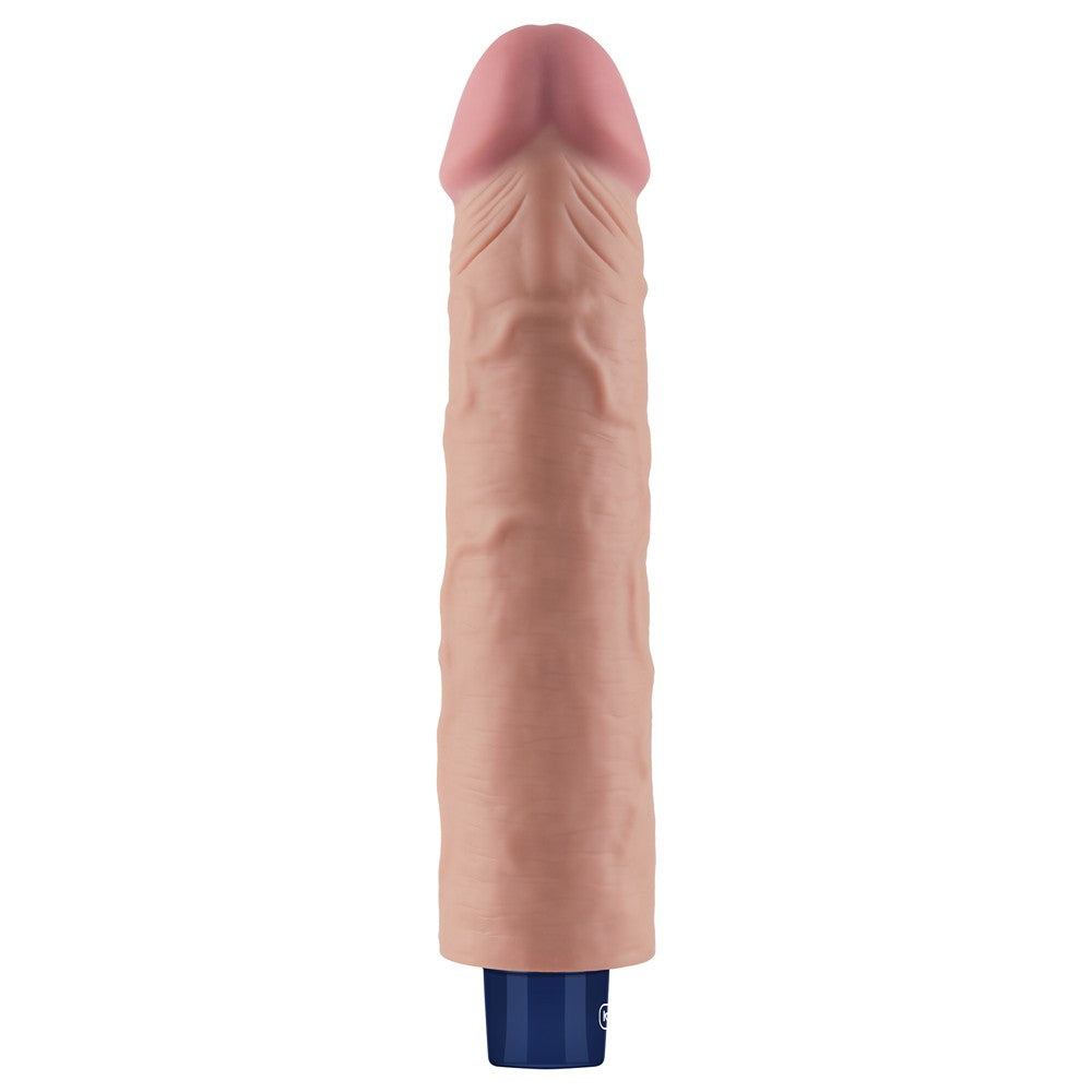 LOVETOY - 9.5" REAL SOFTEE RECHARGEABLE VIBRATING DILDO(FLESH)