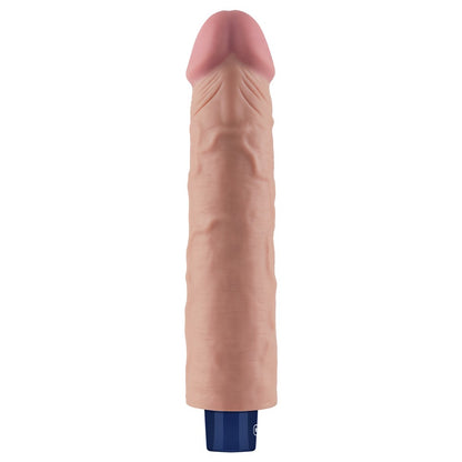LOVETOY - 9.5" REAL SOFTEE RECHARGEABLE VIBRATING DILDO(FLESH)