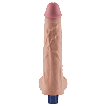 LOVETOY - 10" REAL SOFTEE RECHARGEABLE VIBRATING DILDO(FLESH)_B15O50_4