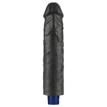 LOVETOY - 9.5" REAL SOFTEE RECHARGEABLE VIBRATING DILDO(BLACK)_B15O50_4