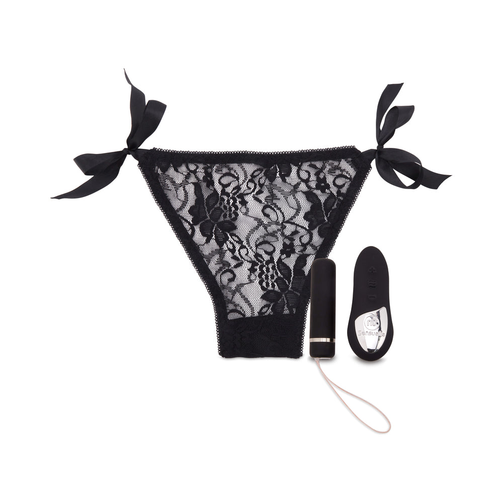 NU SENSUELLE REMOTE CONTROL PLEASURE PANTY BLACK