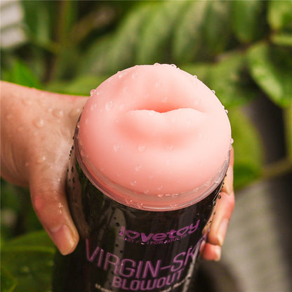 LOVETOY - VIRGIN-SKIN BLOWOUT DOUBLE SIDE STROKER VAGINA AND MOUTH