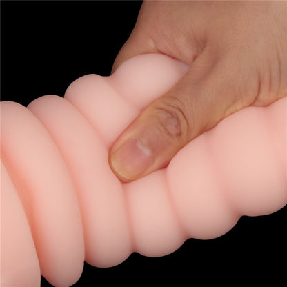 LOVETOY - VIRGIN-SKIN BLOWOUT DOUBLE SIDE STROKER VAGINA AND MOUTH