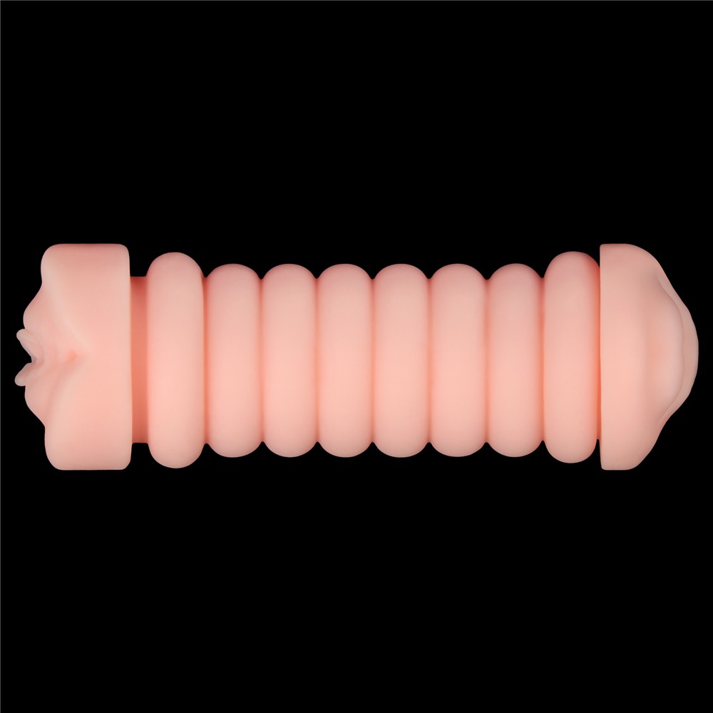 LOVETOY - VIRGIN-SKIN BLOWOUT DOUBLE SIDE STROKER VAGINA AND MOUTH