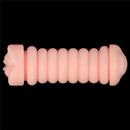 LOVETOY - VIRGIN-SKIN BLOWOUT DOUBLE SIDE STROKER VAGINA AND MOUTH
