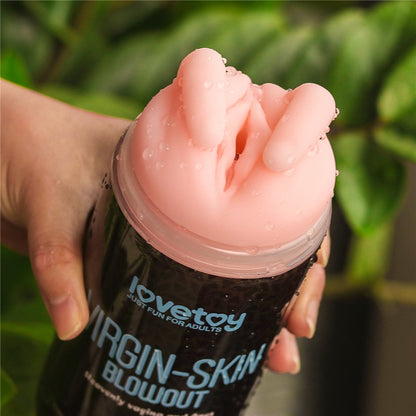 LOVETOY - VIRGIN-SKIN BLOWOUT DOUBLE SIDE STROKER VAGINA AND ANUS