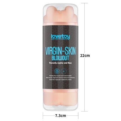 LOVETOY - VIRGIN-SKIN BLOWOUT DOUBLE SIDE STROKER VAGINA AND ANUS