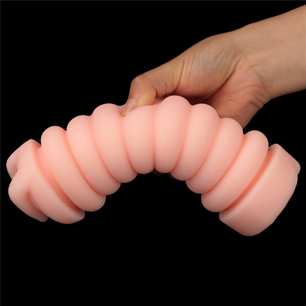 LOVETOY - VIRGIN-SKIN BLOWOUT DOUBLE SIDE STROKER VAGINA AND ANUS