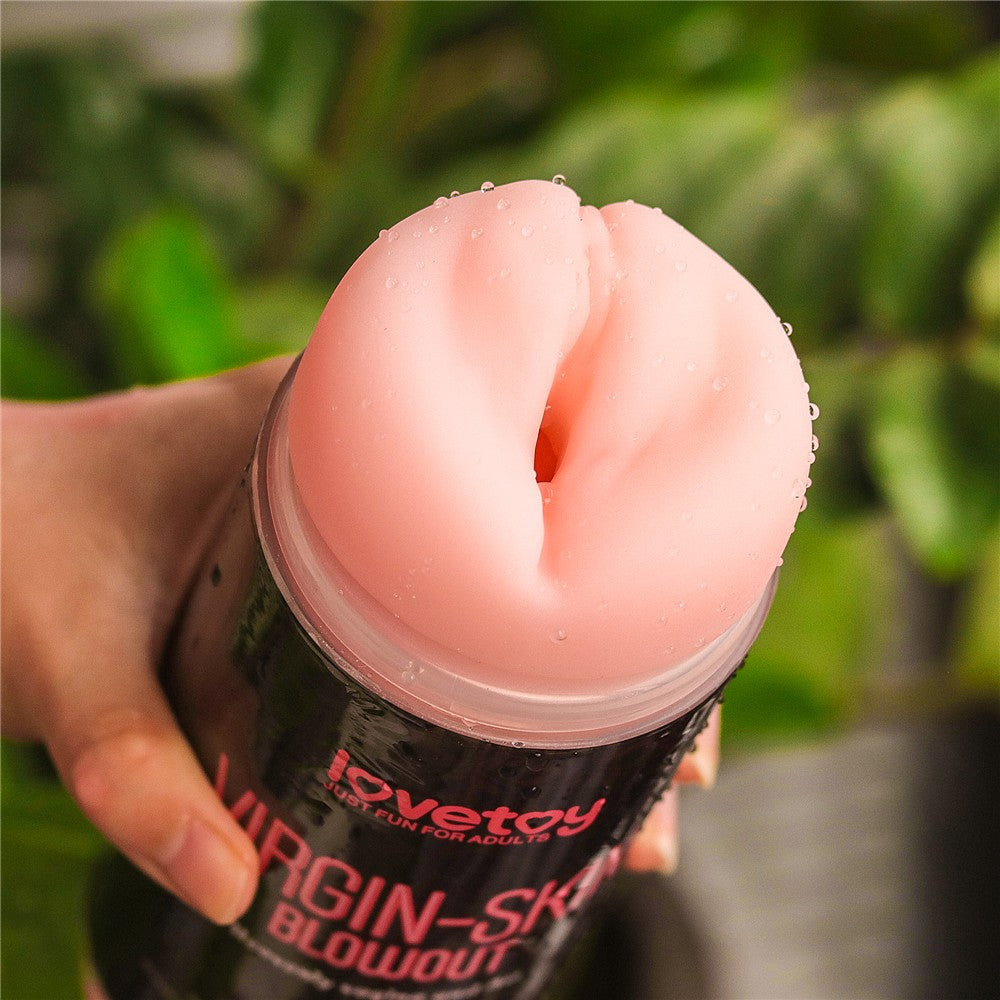 LOVETOY - VIRGIN-SKIN BLOWOUT DOUBLE SIDE STROKER VAGINA AND ASS