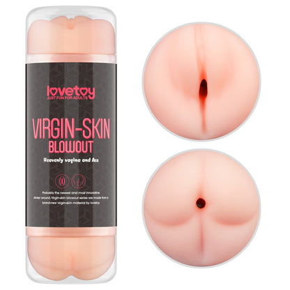 LOVETOY - VIRGIN-SKIN BLOWOUT DOUBLE SIDE STROKER VAGINA AND ASS