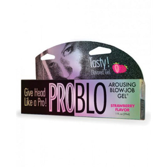 PROBLO ORAL PLEASURE GEL STRAWBERRY 1 OZ.