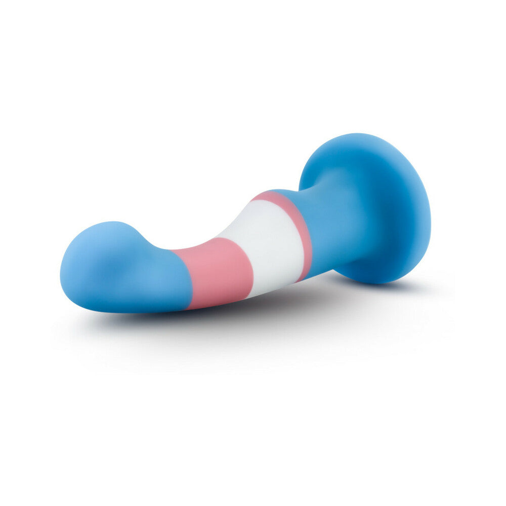 AVANT PRIDE P2 TRUE BLUE 6 IN. SILICONE DILDO