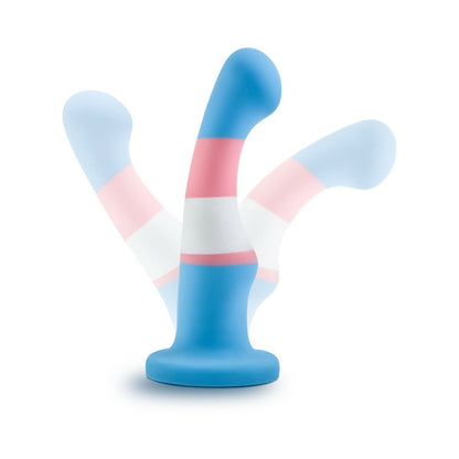 AVANT PRIDE P2 TRUE BLUE 6 IN. SILICONE DILDO