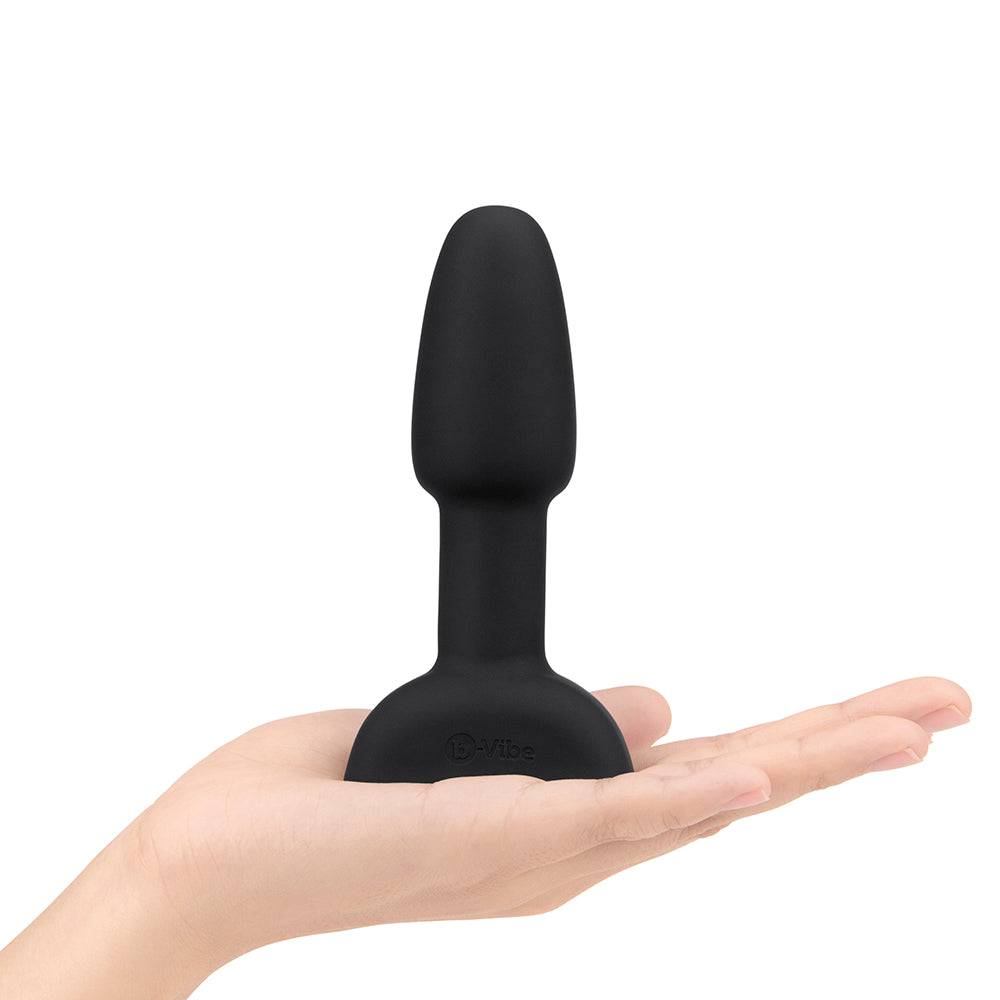 B-VIBE RIMMING PETITE ROTATING AND VIBRATING REMOTE CONTROL PLUG BLACK