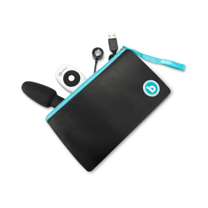 B-VIBE RIMMING PETITE ROTATING AND VIBRATING REMOTE CONTROL PLUG BLACK