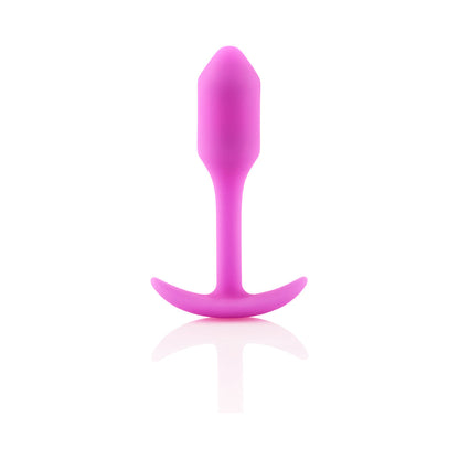 B-VIBE - SNUG PLUG 1 WEIGHTED SILICONE ANAL PLUG