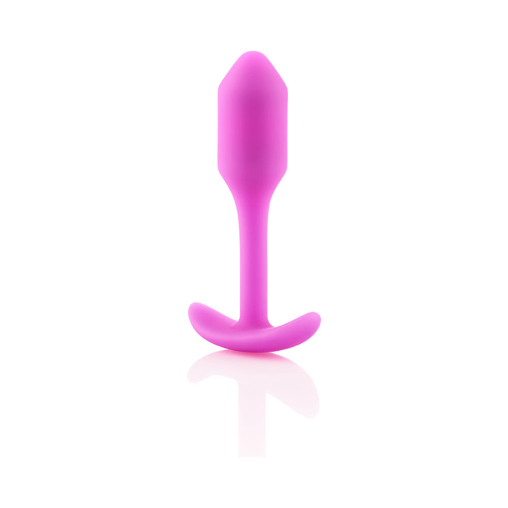 B-VIBE - SNUG PLUG 1 WEIGHTED SILICONE ANAL PLUG