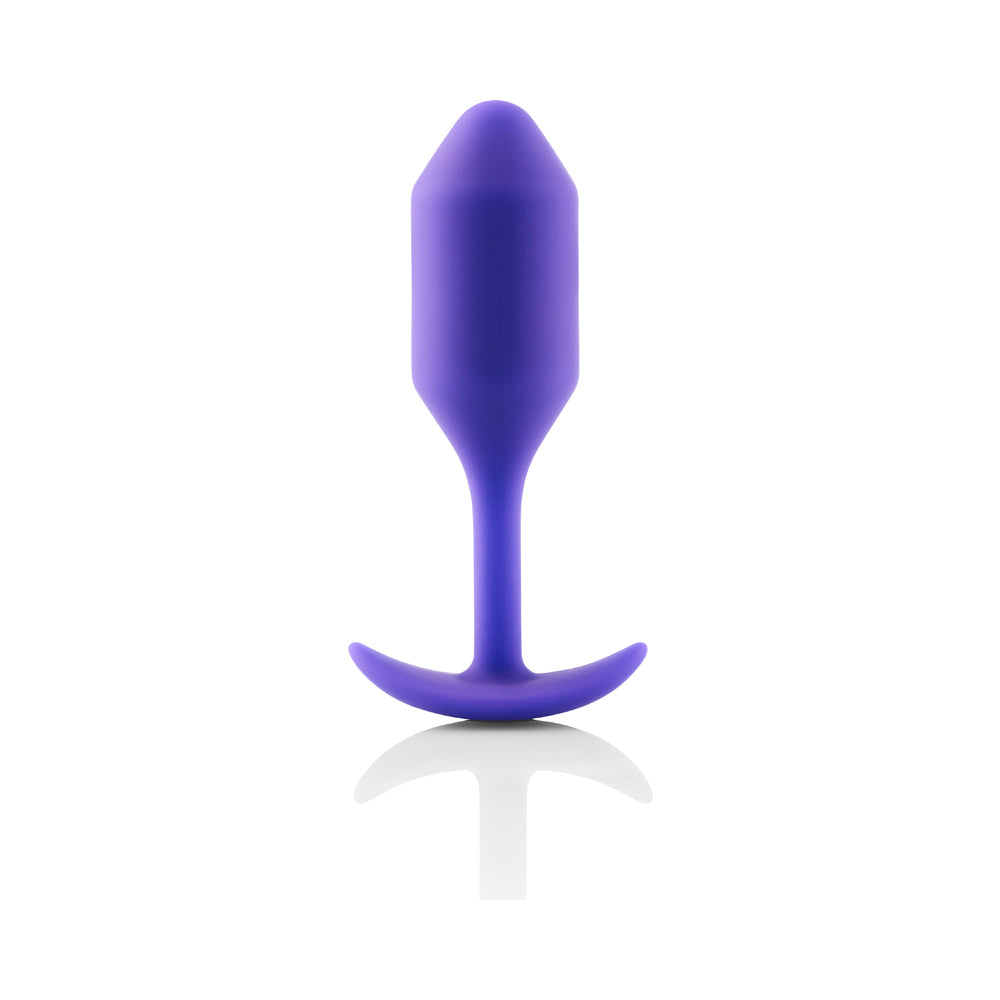 B-VIBE - SNUG PLUG 2 WEIGHTED SILICONE ANAL PLUG